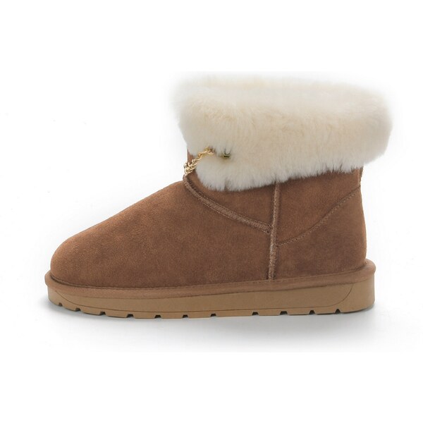 Gooce Snehule Gertrude brokátová / biela ako vlna 54240443