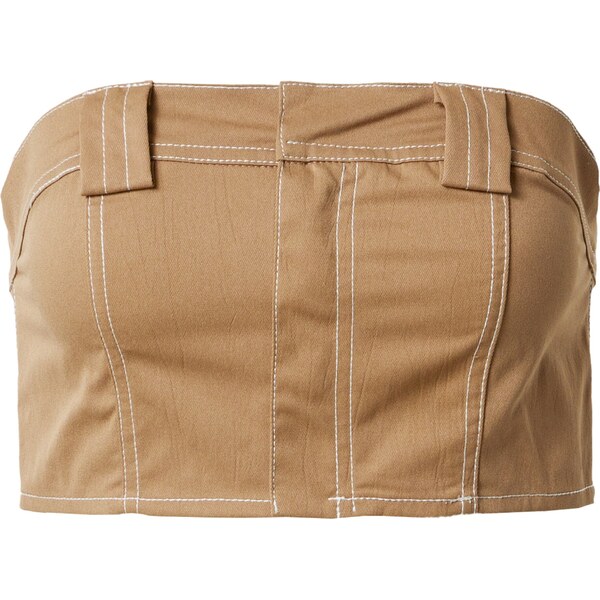 Nasty Gal Top farba ťavej srsti 54241470