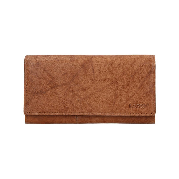 Lagen Dámska kožená peňaženka V 2102 koňak 35335522