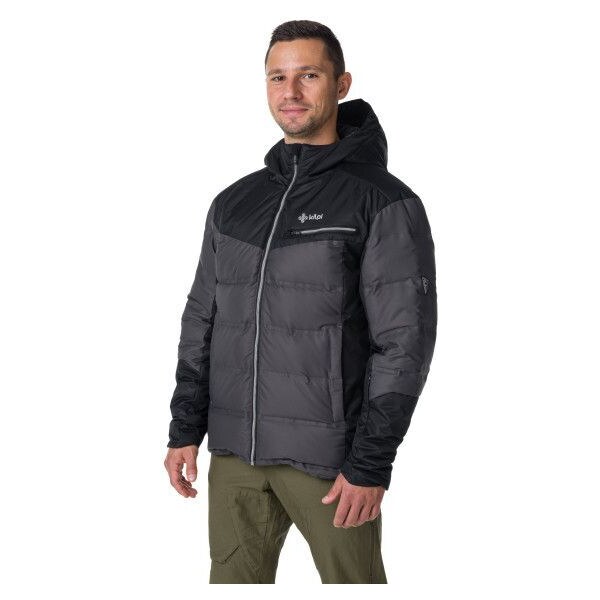 Pánska lyžiarska bunda Kilpi TEDDY-M tmavo šedá 37109385