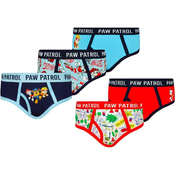 Licensed Chlapčenské slipy Paw Patrol 5 Pack - Frogies 30612789