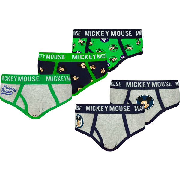 Licensed Chlapčenské slipy Character Mickey Mouse 5 Pack 30612746