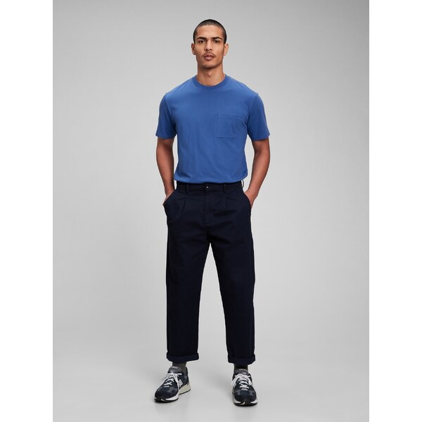 Tmavomodré pánske nohavice GAP 50538640