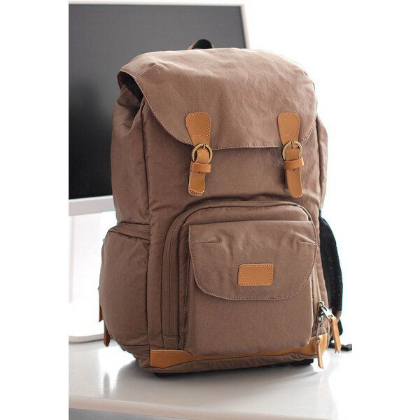 Glara Nepremokavý fotografický retro batoh pre Canon, Nikon 30127834