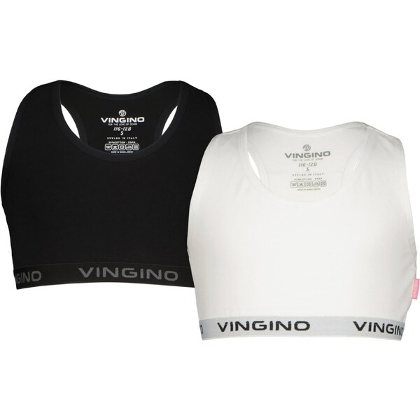 VINGINO Podprsenka čierna / biela 41980184