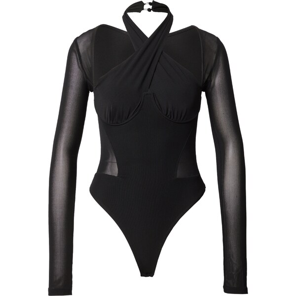 Misspap Košeľové body čierna 54241686