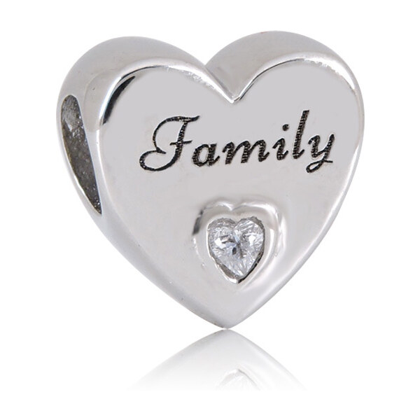 Lindas Jewelry Prívesok Rodina chirurgická oceľ IP025 64282347