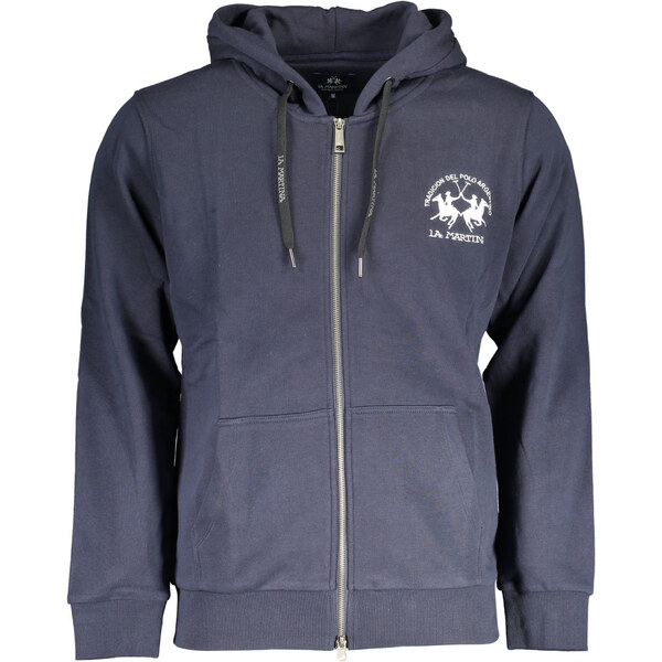 Pánska modrá mikina na zips LA MARTINA 64705005