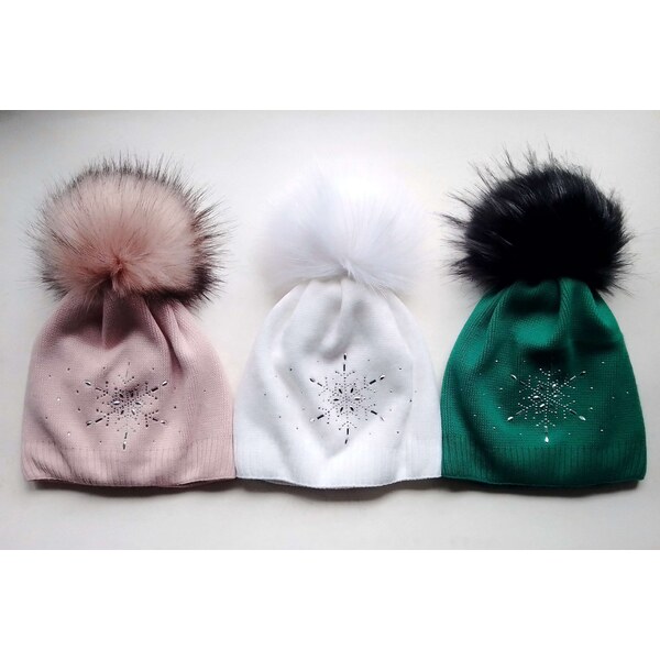 Achti Dámska zimná čiapka s vločkou 37331359