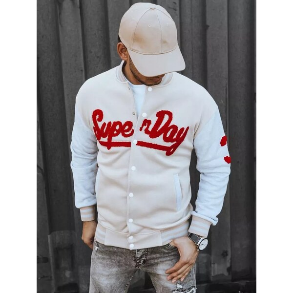 Buďchlap Ecru baseballová mikina 37322070