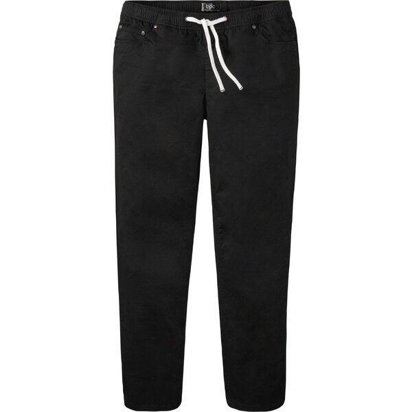 bonprix Strečové nohavice bez zapínania, Regular Fit, rovné, farba 44793789