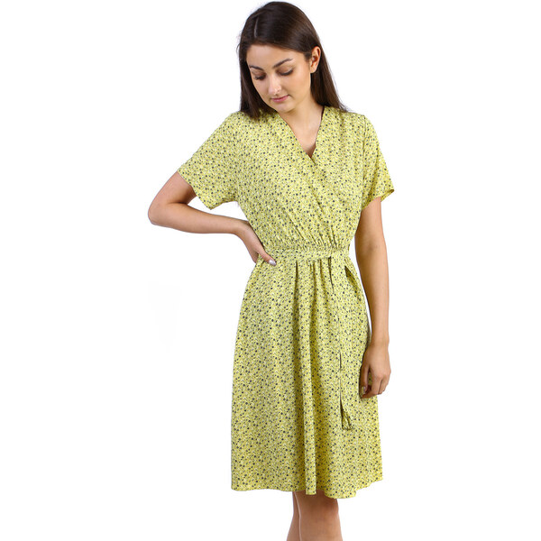 Glara Kvetinové dámske šaty nad kolená 37350561