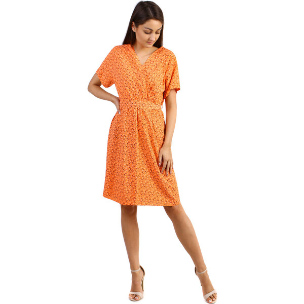 Glara Kvetinové dámske šaty nad kolená 37350562