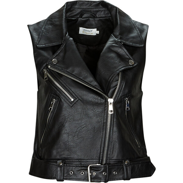 Only Kožené bundy ONLVERA FAUX LEATHER WAISTCOAT Only 37460141