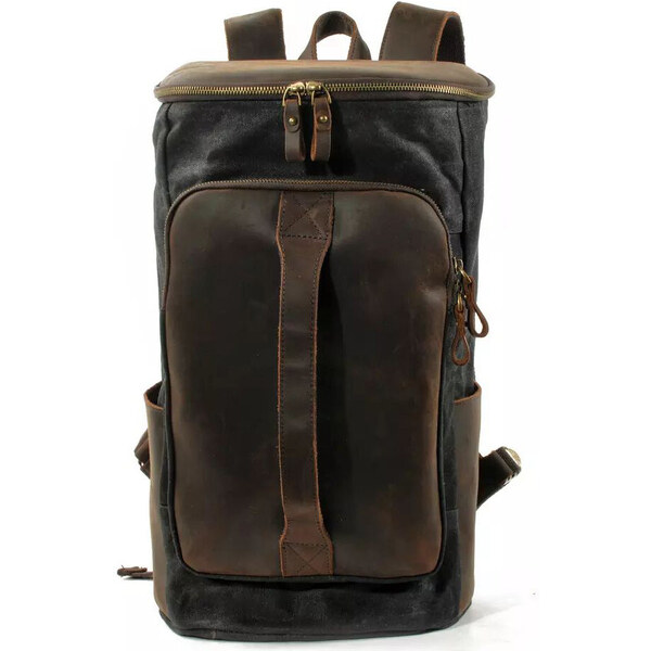 Glara Plátený batoh v retro looku Premium canvas 37377899