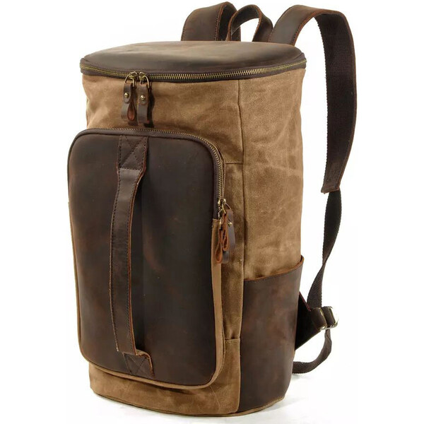 Glara Plátený batoh v retro looku Premium canvas 37377902