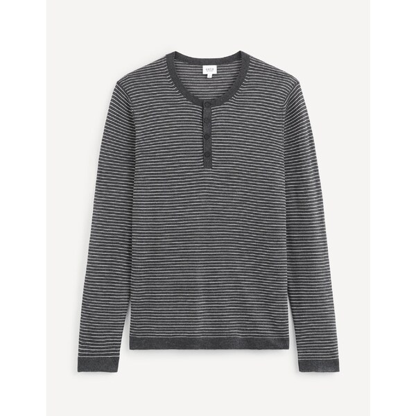 Svetre pre mužov Celio - tmavosivá, sivá 50502176