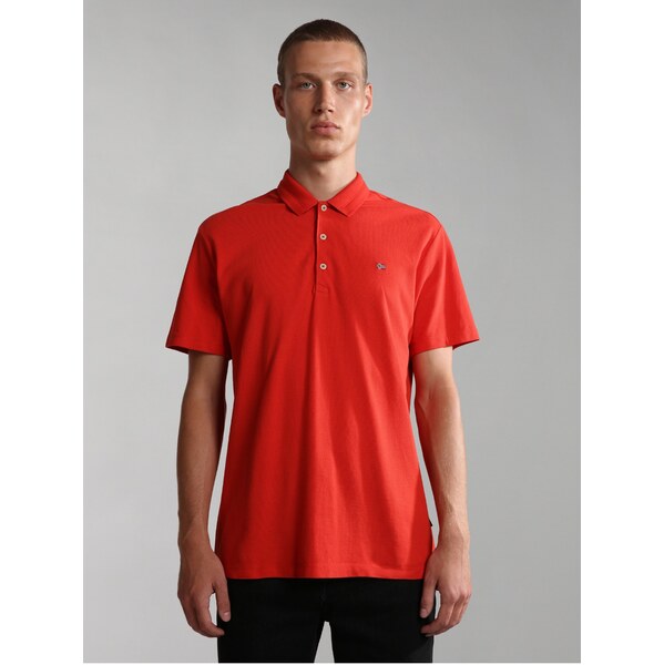 Červená pánska polokošeľa NAPAPIJRI 50537009