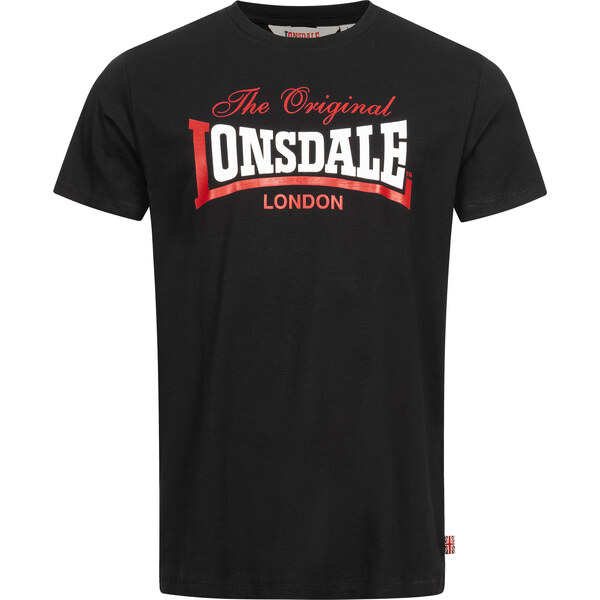 Pánske tričko Lonsdale 117019-Black 36167219
