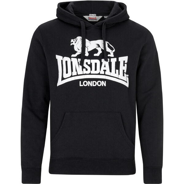 Lonsdale Mens hooded sweatshirt slim fit 56049462