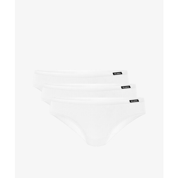 Dámske klasické nohavičky ATLANTIC 3Pack - biele 50645772