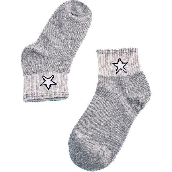 Childrens socks Shelvt gray with asterisk 50534973