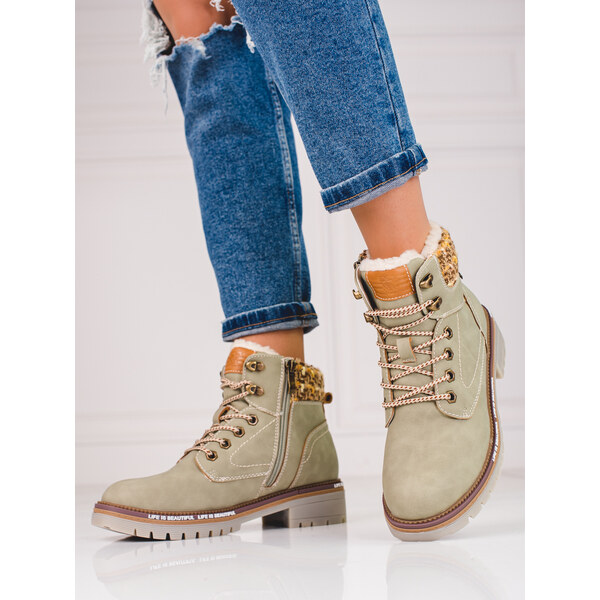 GOODIN Gray womens trappers Shelvt 50500289