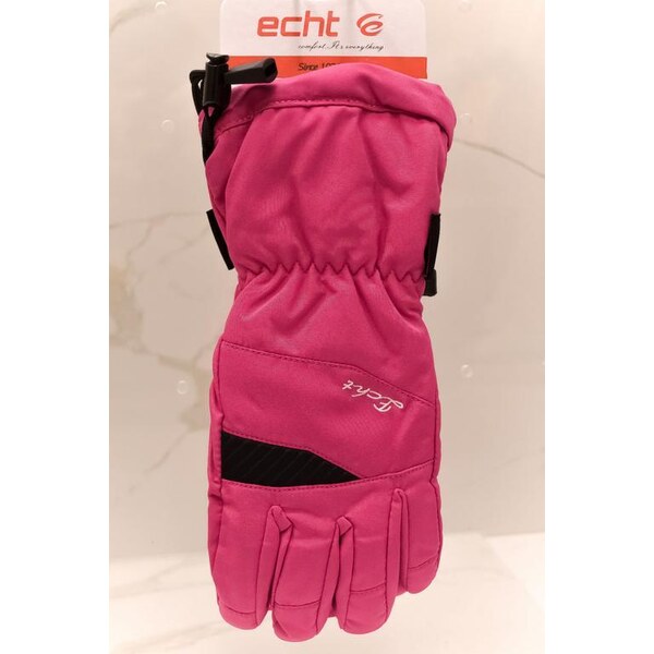 Ružové lyžiarske rukavice ECHT BLOOM M-L-XL 37400169