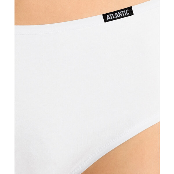Dámske klasické nohavičky ATLANTIC 3Pack - biele 35949625