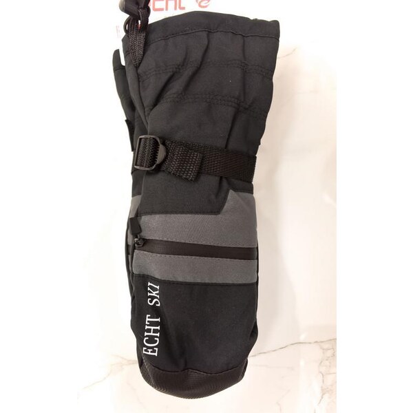 Pánske čierne lyžiarske rukavice ECHT MORZINE L-XL-2XL 37410787