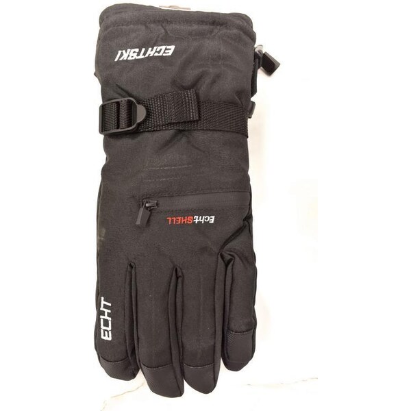 Pánske čierne lyžiarske rukavice ECHT KLOSTERS L-XL-2XL 37410789