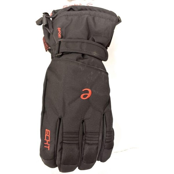 Pánske čierne lyžiarske rukavice ECHT ARLBERG L-XL-2XL 37410791