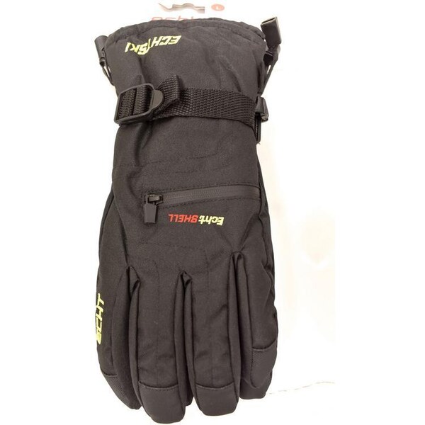 Pánske čierne lyžiarske rukavice ECHT KLOSTERS L-XL-2XL 37410790