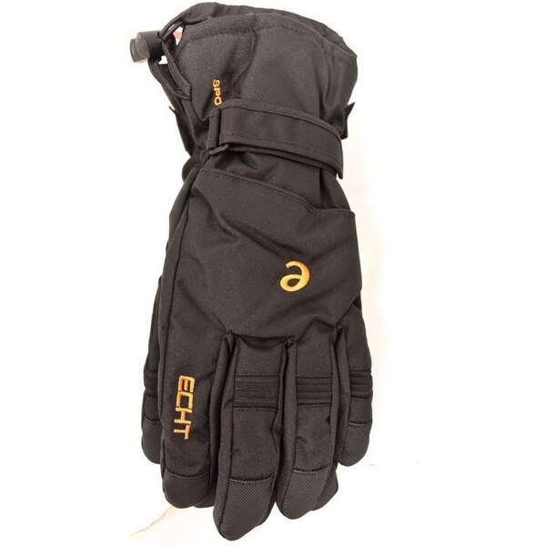 Pánske čierne lyžiarske rukavice ECHT ARLBERG L-XL-2XL 37410793