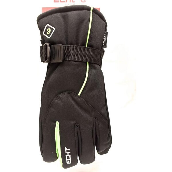 Pánske čierne lyžiarske rukavice ECHT ZERMAT L-XL-2XL 37410797