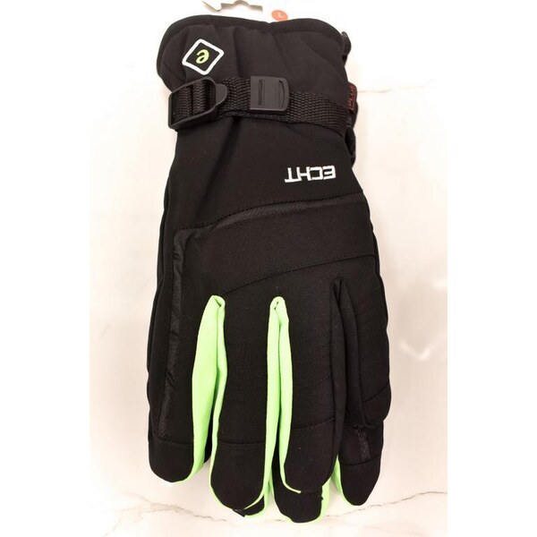 Pánske čierne lyžiarske rukavice ECHT LIVIGNO L-XL-2XL 37410799