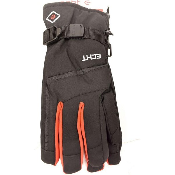 Pánske čierne lyžiarske rukavice ECHT LIVIGNO L-XL-2XL 37410802