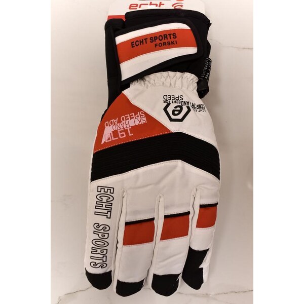 Pánske čierne lyžiarske rukavice ECHT SELVA L-XL-2XL 37410809