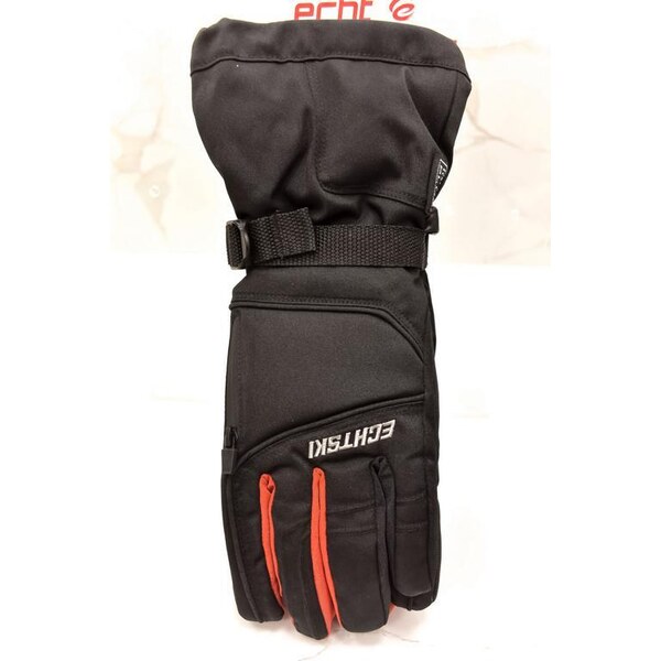 Pánske čierne lyžiarske rukavice ECHT CHAMONIX L-XL-2XL 37410815