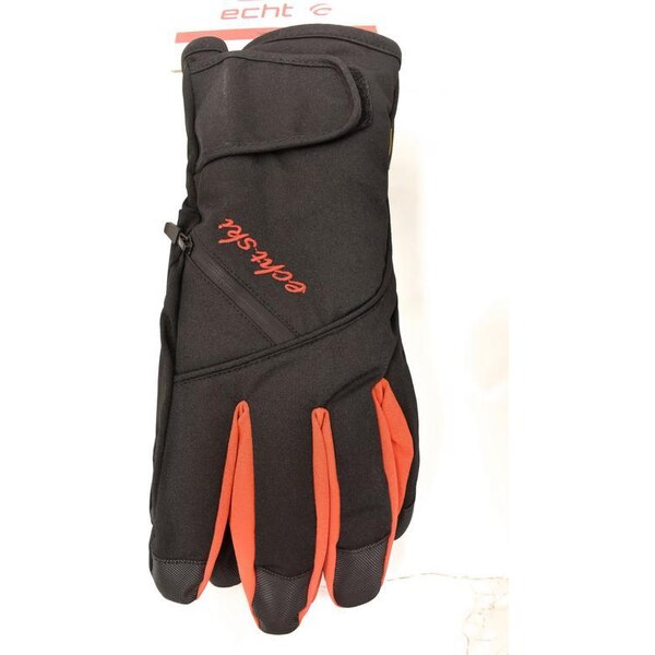 Pánske čierne lyžiarske rukavice ECHT VERBIER L-XL-2XL 37410819