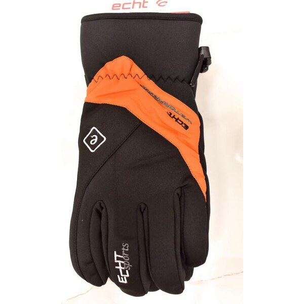 Pánske čierne lyžiarske rukavice ECHT Arcs L-XL-2XL 37410823