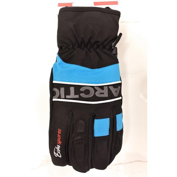 Pánske čierne lyžiarske rukavice ECHT ARCTIC L-XL-2XL 37410826