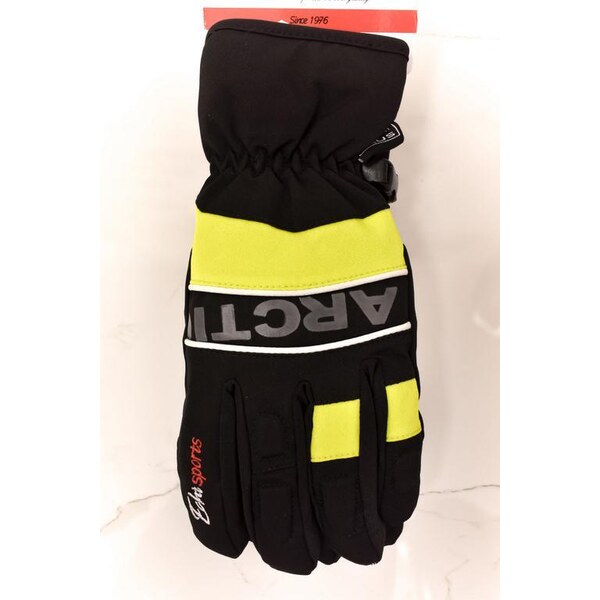 Pánske čierne lyžiarske rukavice ECHT ARCTIC L-XL-2XL 37410828