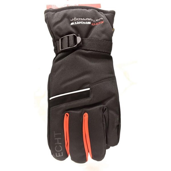 Pánske čierne lyžiarske rukavice ECHT SAALBACH L-XL-2XL 37410829