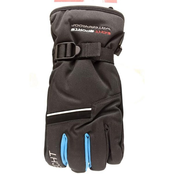 Pánske čierne lyžiarske rukavice ECHT SAALBACH L-XL-2XL 37410830