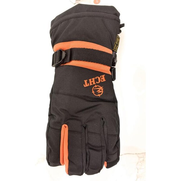 Pánske čierne lyžiarske rukavice ECHT STOWE L-XL-2XL 37410836