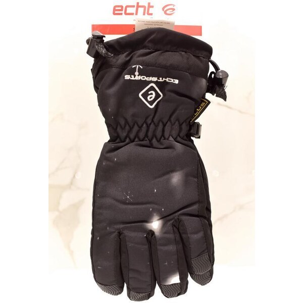 Čierne lyžiarske rukavice ECHT DOLOMITY M-L-XL 37410855