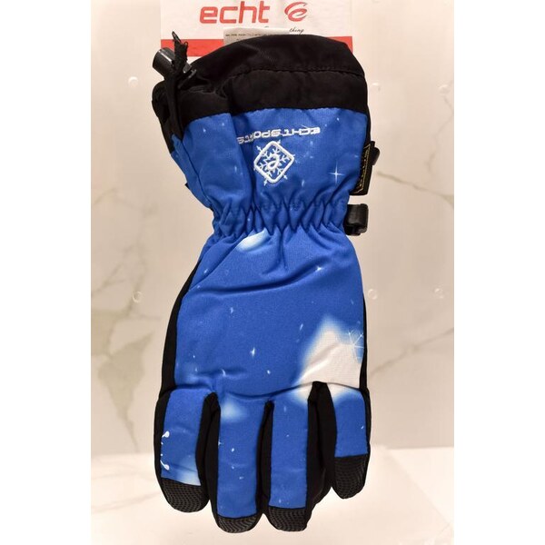 Modré lyžiarske rukavice ECHT DOLOMITY M-L-XL 37410856