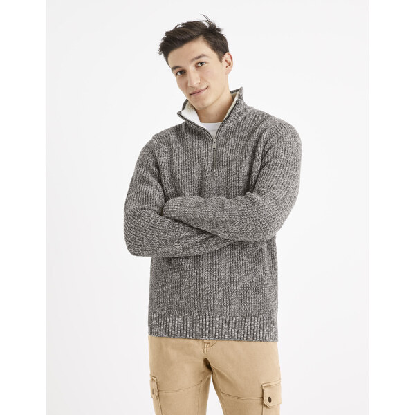 Svetre pre mužov Celio - sivá 50499926