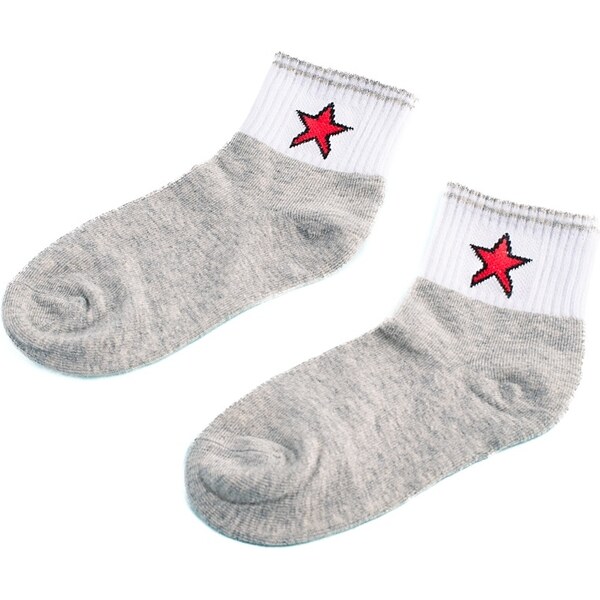 Childrens socks Shelvt gray with asterisk 50494832